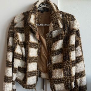 Cropped Fleece Jacket